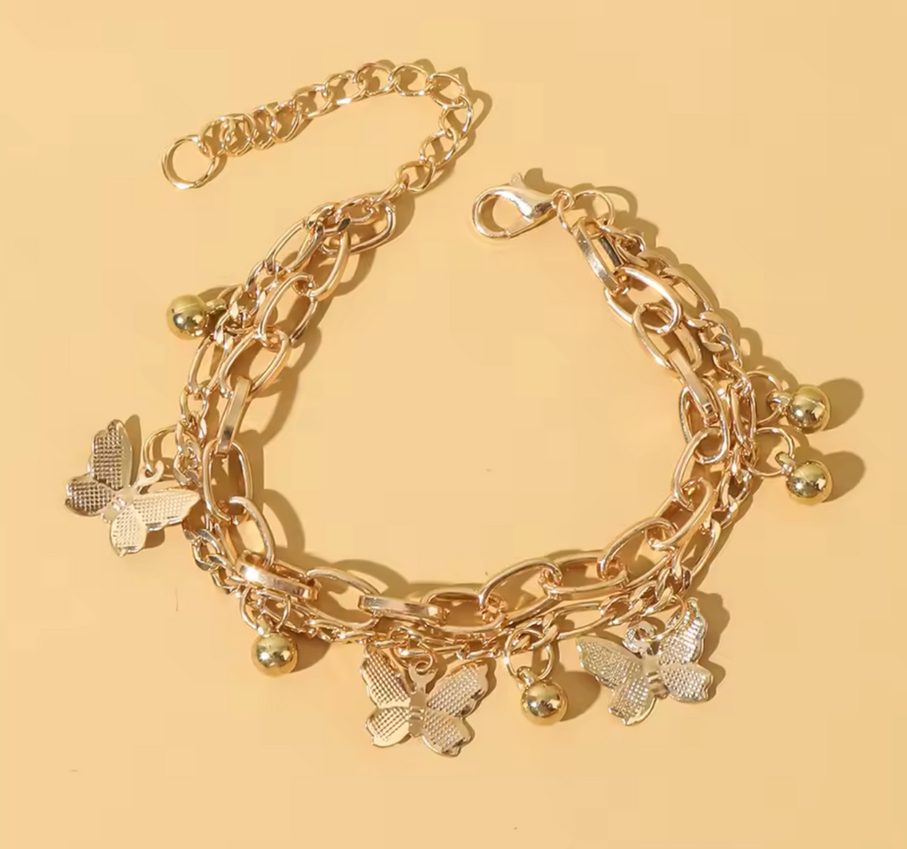 Love Double Layer Heart Bracelet
